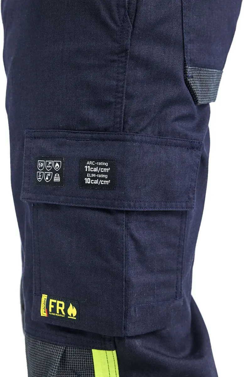 Blåkläder APC 2 Multinorm Werkbroek 64 - Marineblauw/Geel