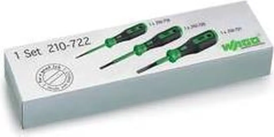 Wago 210-722 Bedieningsgereedschap - Groen - 3 Stuks