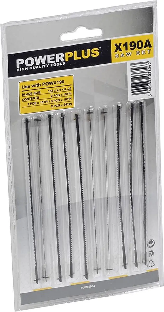 Powerplus Zaagbladen POWX190A