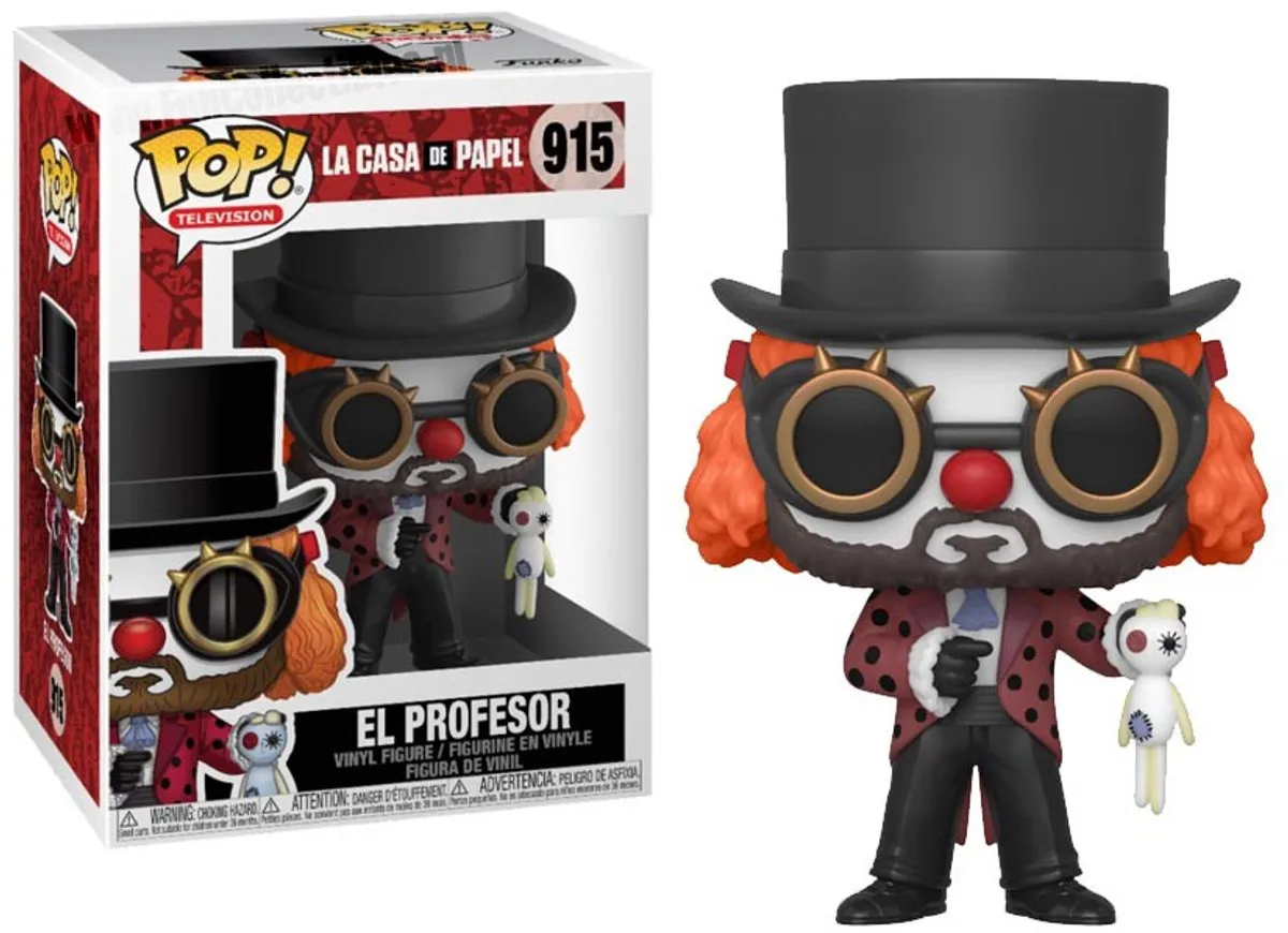 Funko La Casa De Papel POP! Professor O Clown FUN44196 - Multicolor