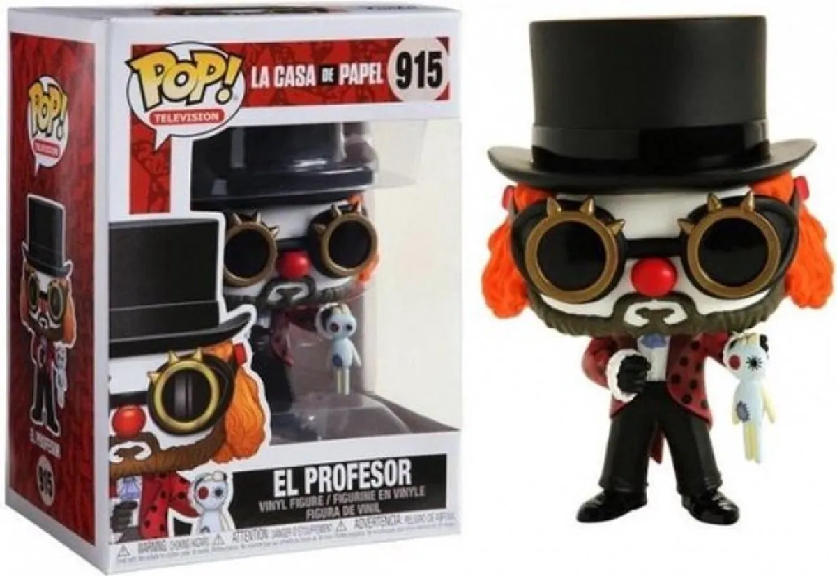 Funko La Casa De Papel POP! Professor O Clown FUN44196 - Multicolor
