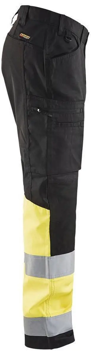 Blåkläder Werkbroek 1551-1811 High Vis - D108 - Zwart/Geel