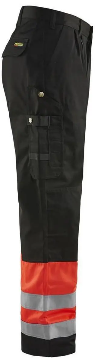 Blåkläder Werkbroek High Vis 1584-1860 - 84 - High Vis Rood/Zwart