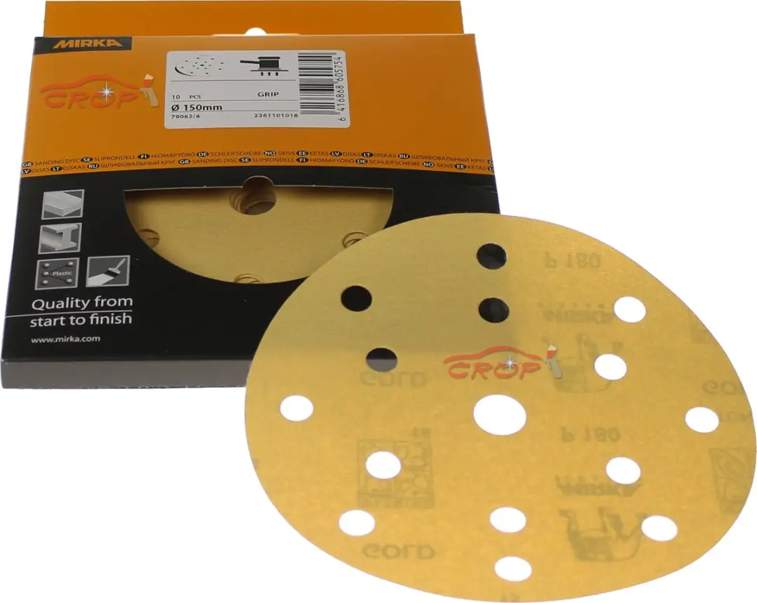 Mirka Gold DECO Schuurschijven 150mm P180