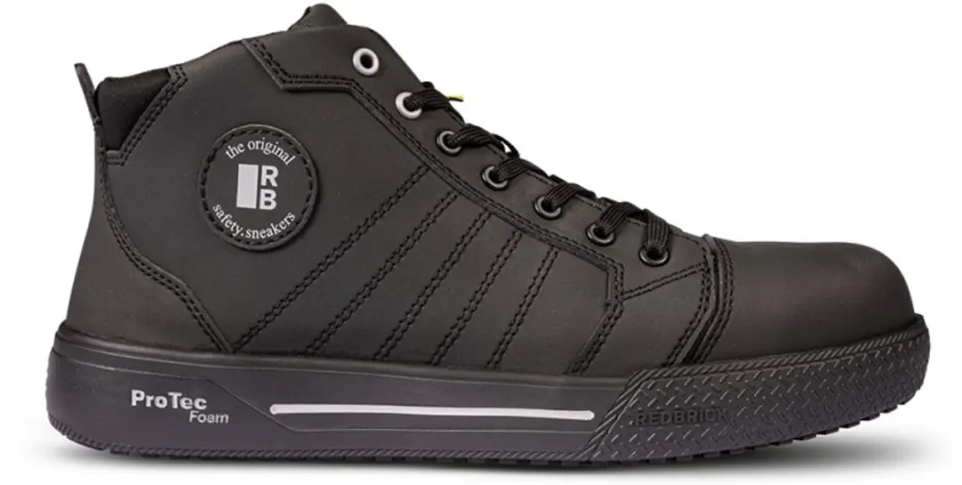 Redbrick Beater High Sneaker S3S - Zwart