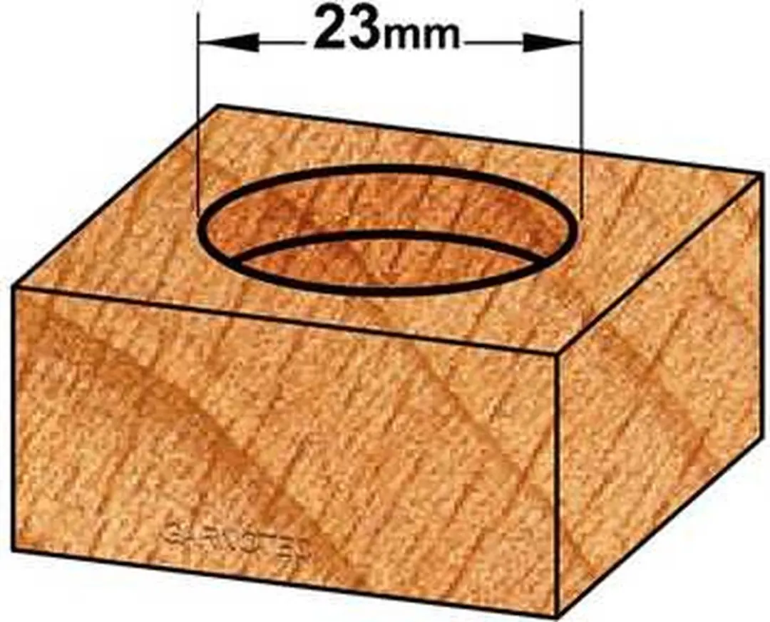 CMT Cilinderkopboor Ø23mm - Hout - Rechtsdraaiend