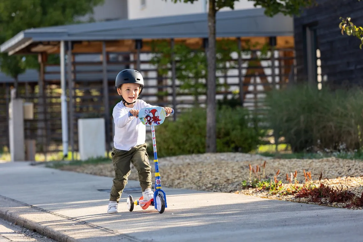Smoby - Spiderman Step - Disney - Marvel - Scooter - Stuur in de hoogte verstelbaar - Vanaf 3 jaar