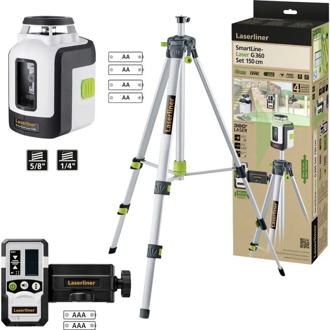 Laserliner SMARTLINE-LASER G360 RX SET 150 CM