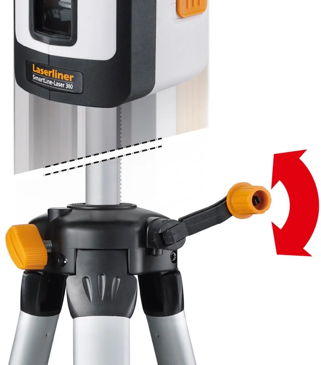 Laserliner SMARTLINE-LASER G360 RX Set 150cm - Draagtas & Statief