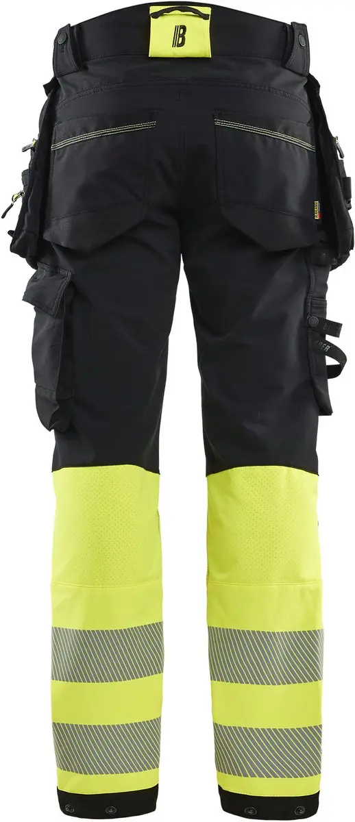 Blåkläder Hi Vis 11251648 Werkbroek - 50 - Zwart/Geel