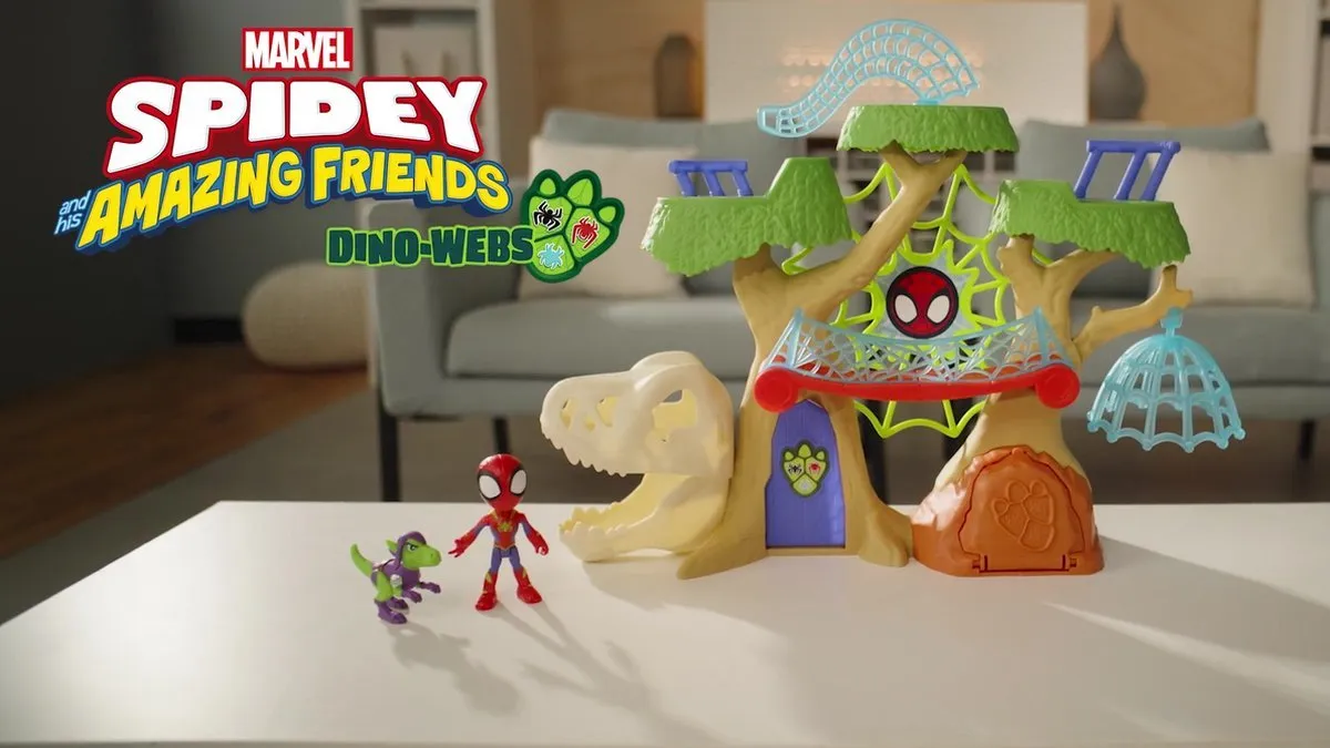 Hasbro Spidey en Vrienden Dino Webs-speelset F94775L0 - Multicolor - afbeelding 6 van 6