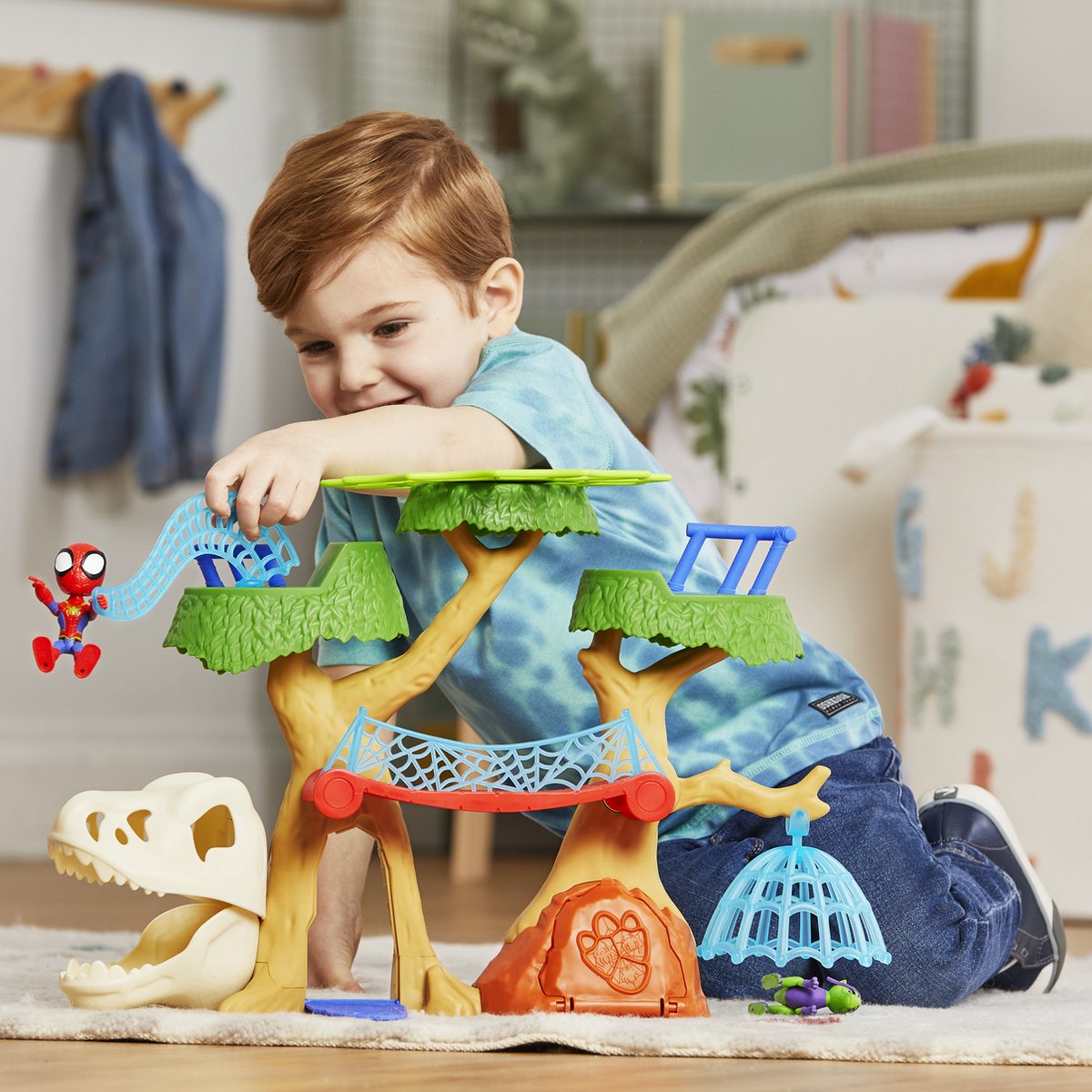 Hasbro Spidey en vrienden Dino Webs-speelset - Dinosaurus accessoires - 3+ jaar