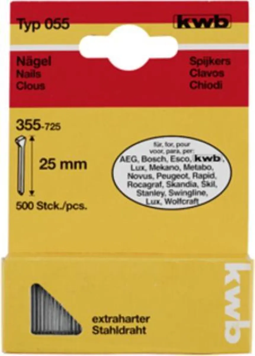 KWB Nagels Hard Type 055 30mm - 500 Stuks
