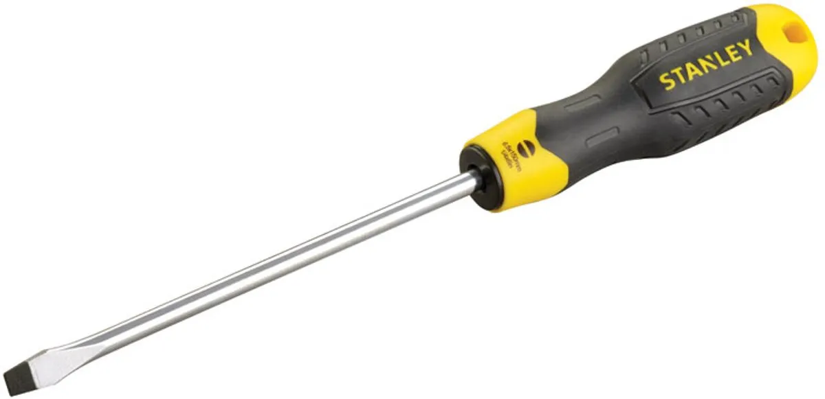 Stanley Cushiongrip Schroevendraaier 6,5x150mm SL - Geel