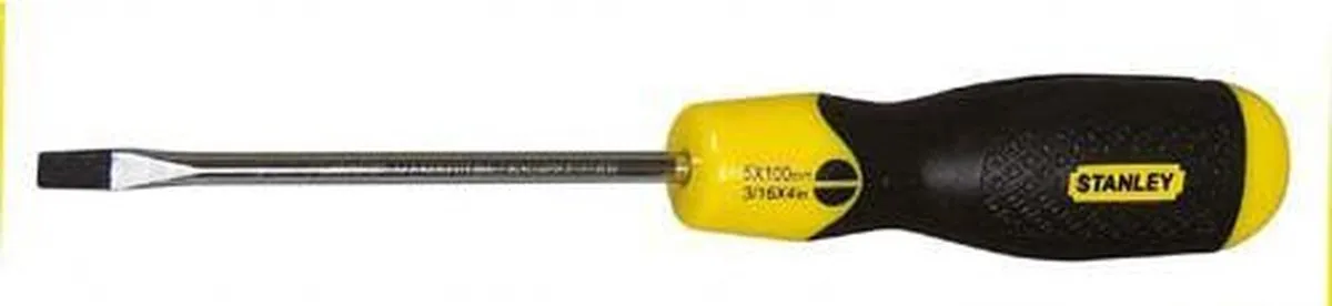 Stanley Cushiongrip Schroevendraaier 6,5x150mm SL - Geel