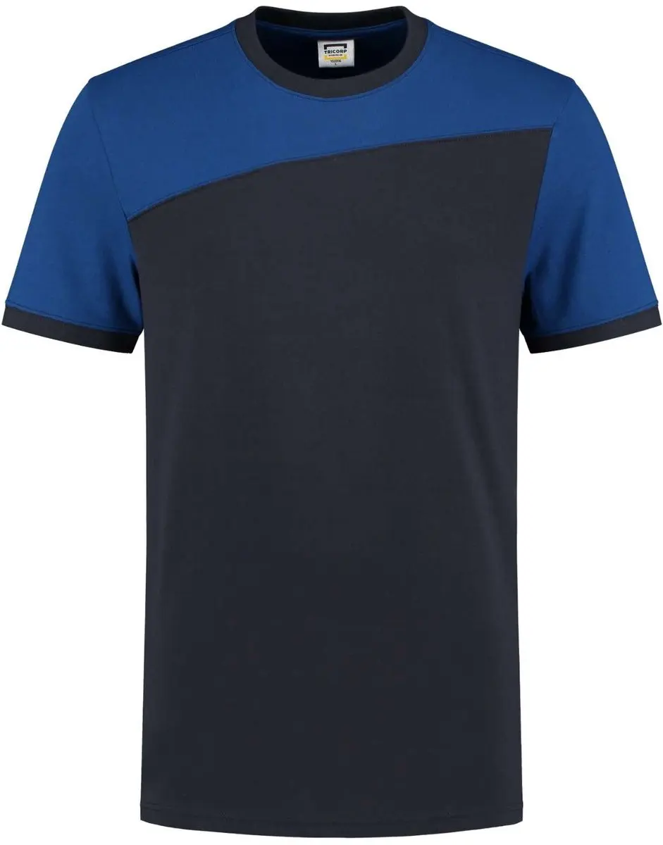 Tricorp T-shirt Bicolor 102006 - M - Ink/Turquoise