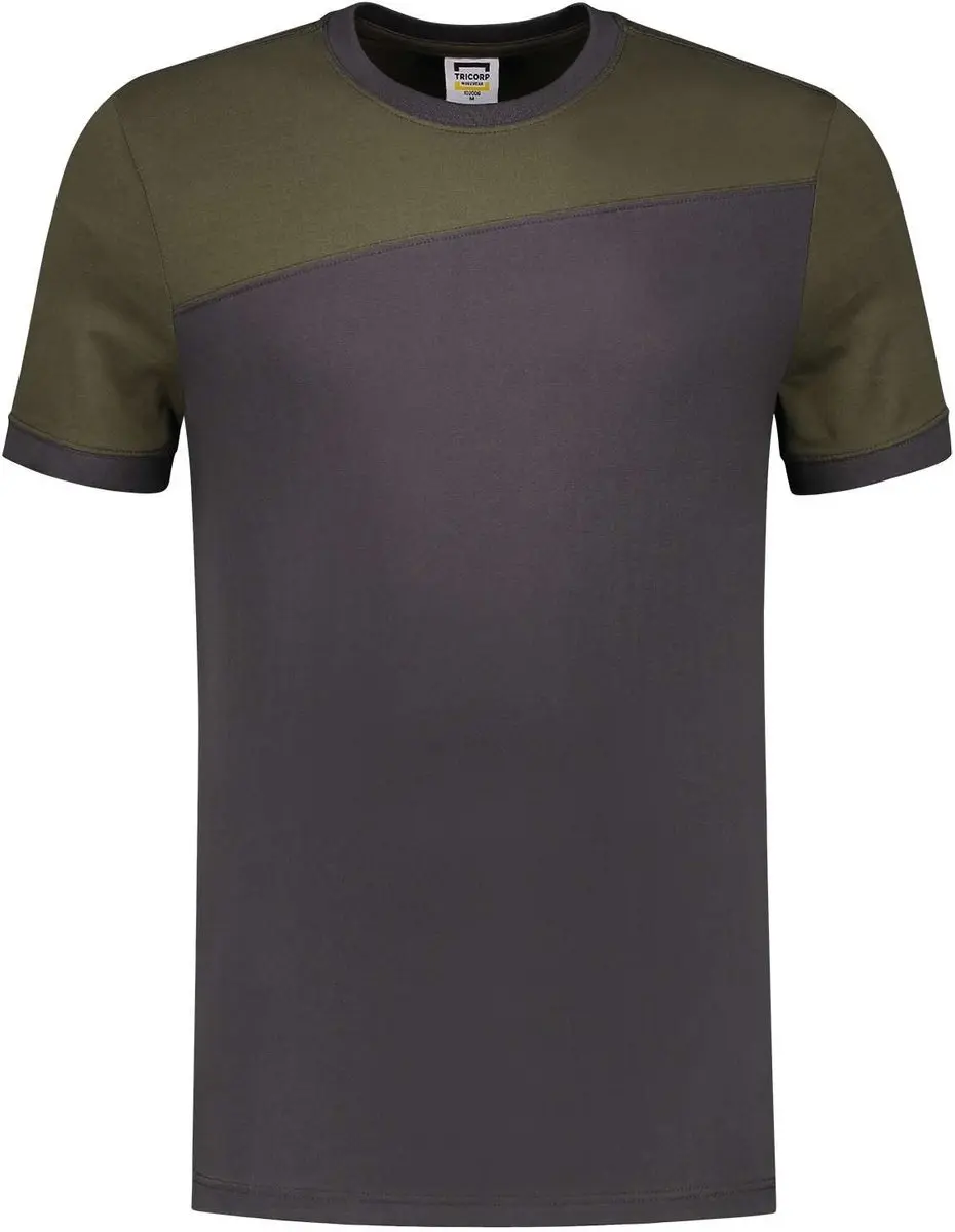 Tricorp T-shirt Bicolor 102006 - M - Ink/Turquoise