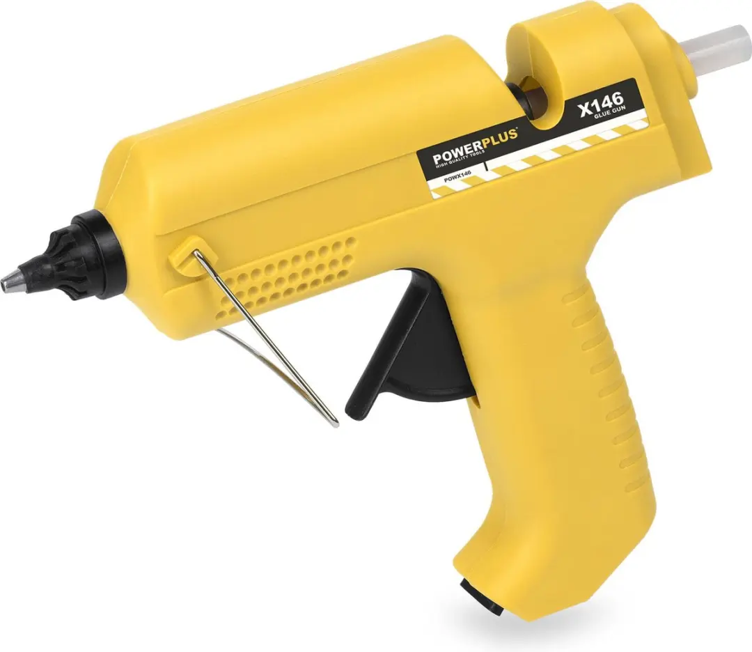Powerplus POWX146 Elektrisch Lijmpistool - 25W - Geel - afbeelding 6 van 6