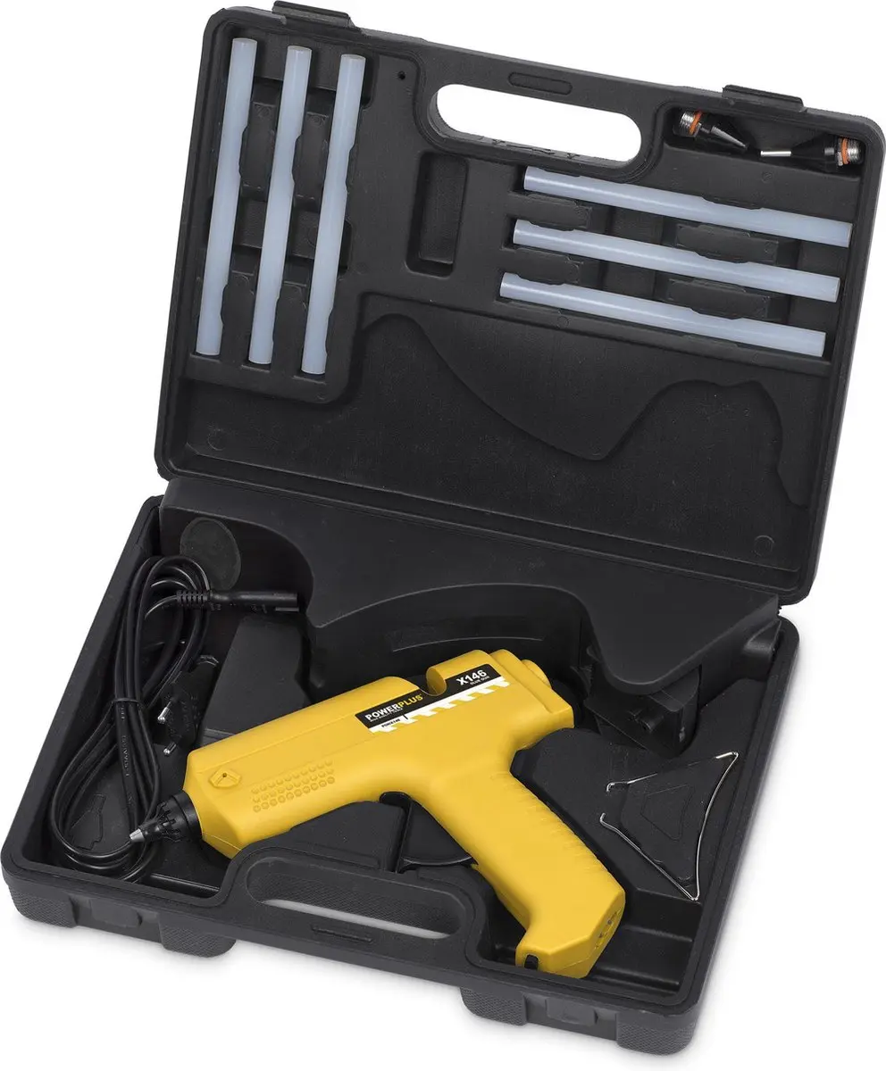 Powerplus POWX146 Elektrisch Lijmpistool - 25W - Geel