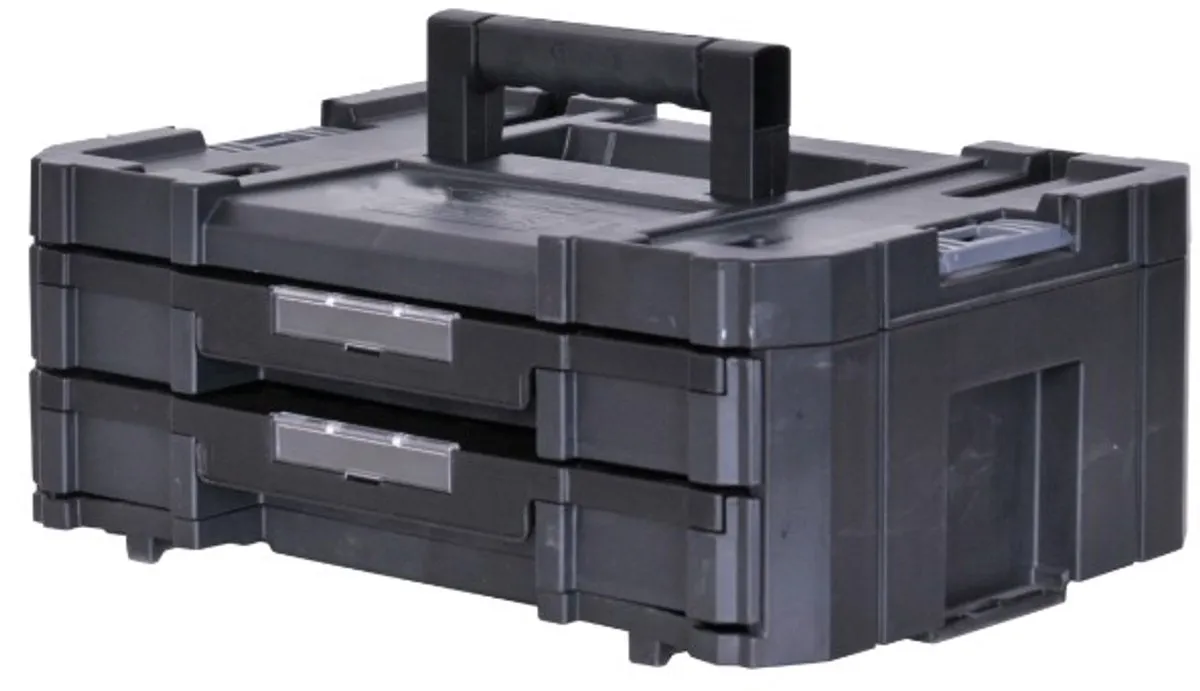 Stanley FatMax Tstak IV FMST1-71969 - 2 Ondiepe Lades - Zwart