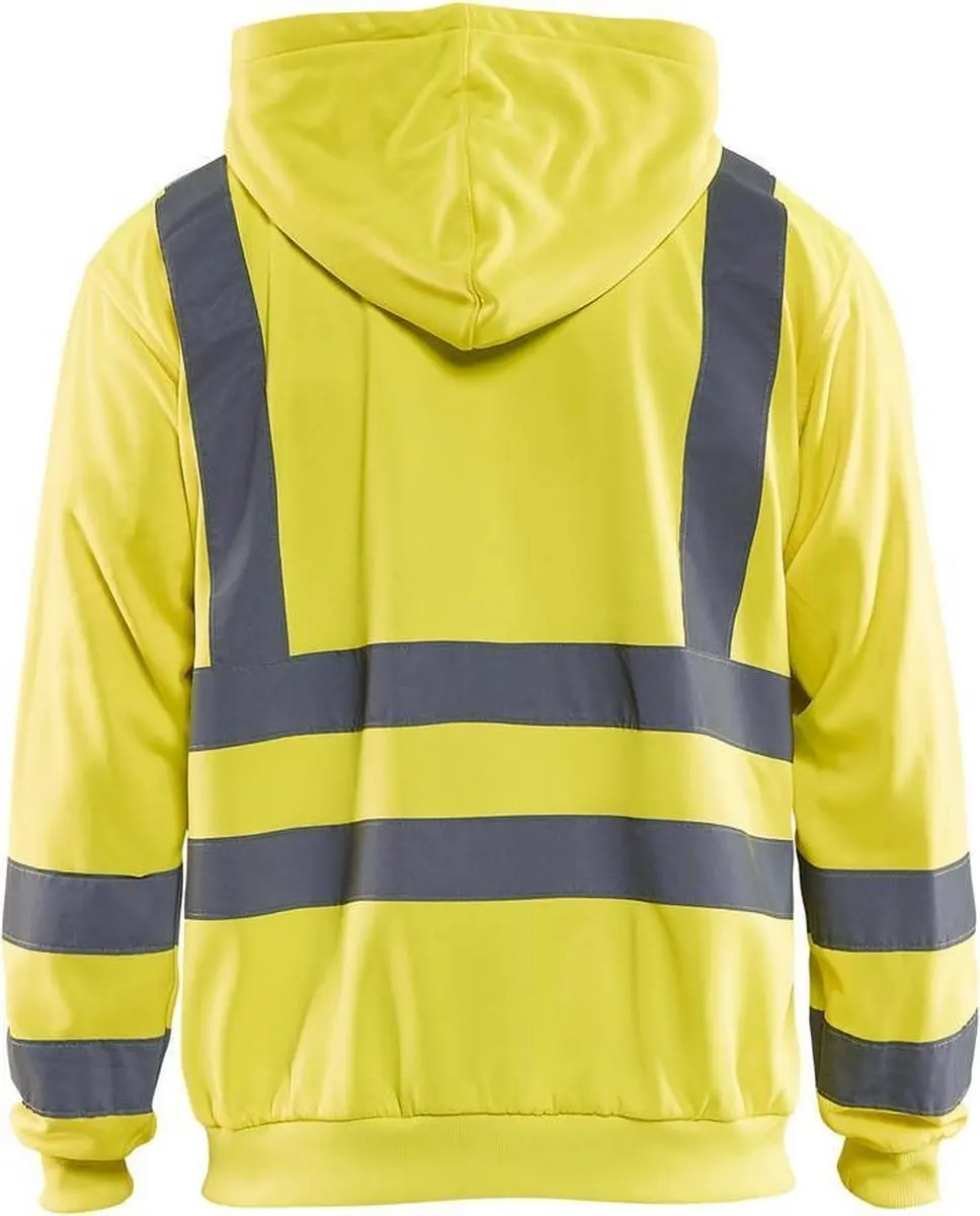 Blåkläder 3346-1974 Hooded Sweatshirt - High Vis Geel M - afbeelding 6 van 6
