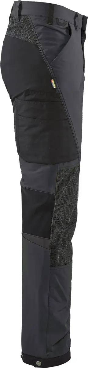 Blåkläder Service Werkbroek 1422-1645 Medium Grijs/Zwart - Maat 154