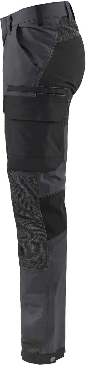 Blåkläder Service Werkbroek 1422-1645 Medium Grijs/Zwart - Maat 154