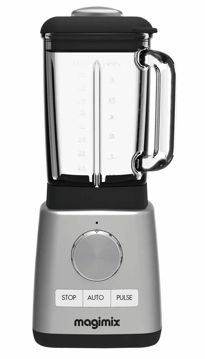 Magimix Power Blender - Smoothie Maker 1,8 Liter - Ice Crusher - Mat Chroom