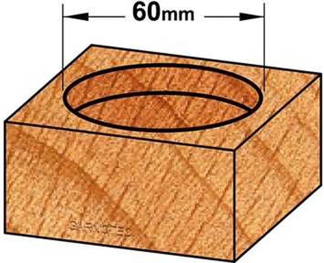 CMT Cilinderkopboor D=60mm - Hout
