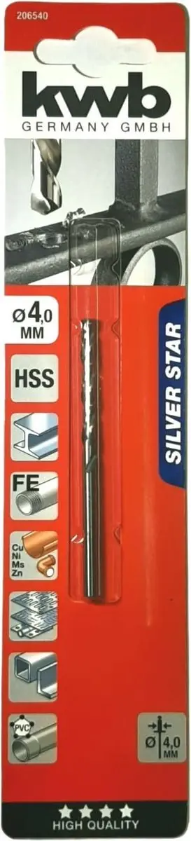 KWB Metaalboor HSS 4mm