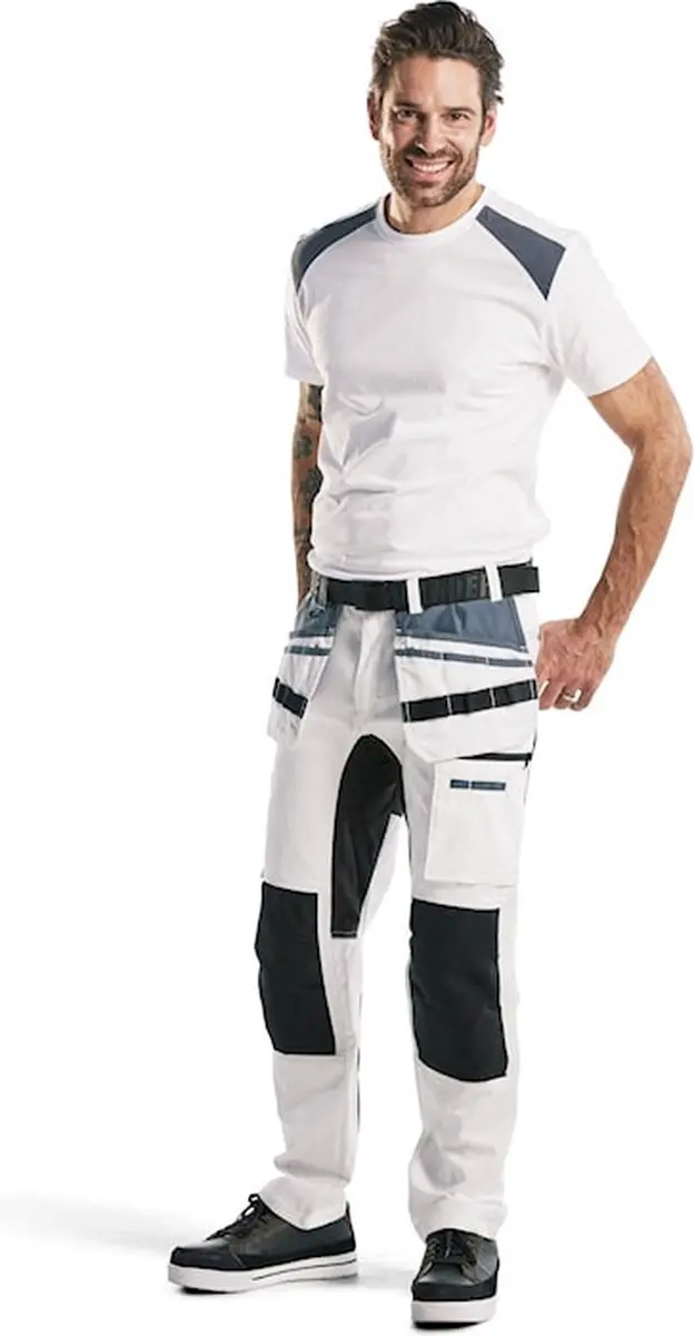 Blåkläder T-Shirt 3379-1042-1098 - XXL - Wit/Donkergrijs