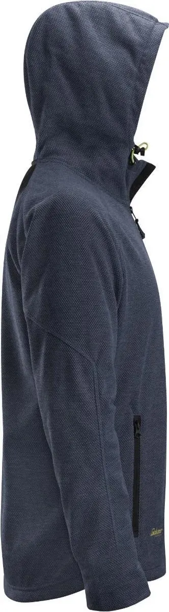 Snickers 8041 FlexiWork Fleece Werktrui - XL - Donkerblauw/Zwart