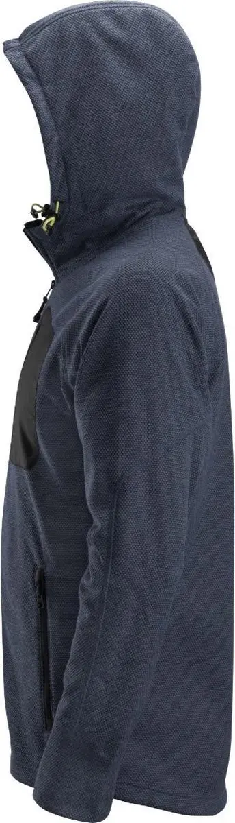 Snickers 8041 FlexiWork Fleece Werktrui - XL - Donkerblauw/Zwart