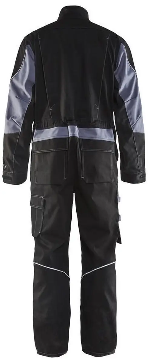 Blåkläder Vlamvertragende Overall 6061-1516 - 116 Zwart/Grijs