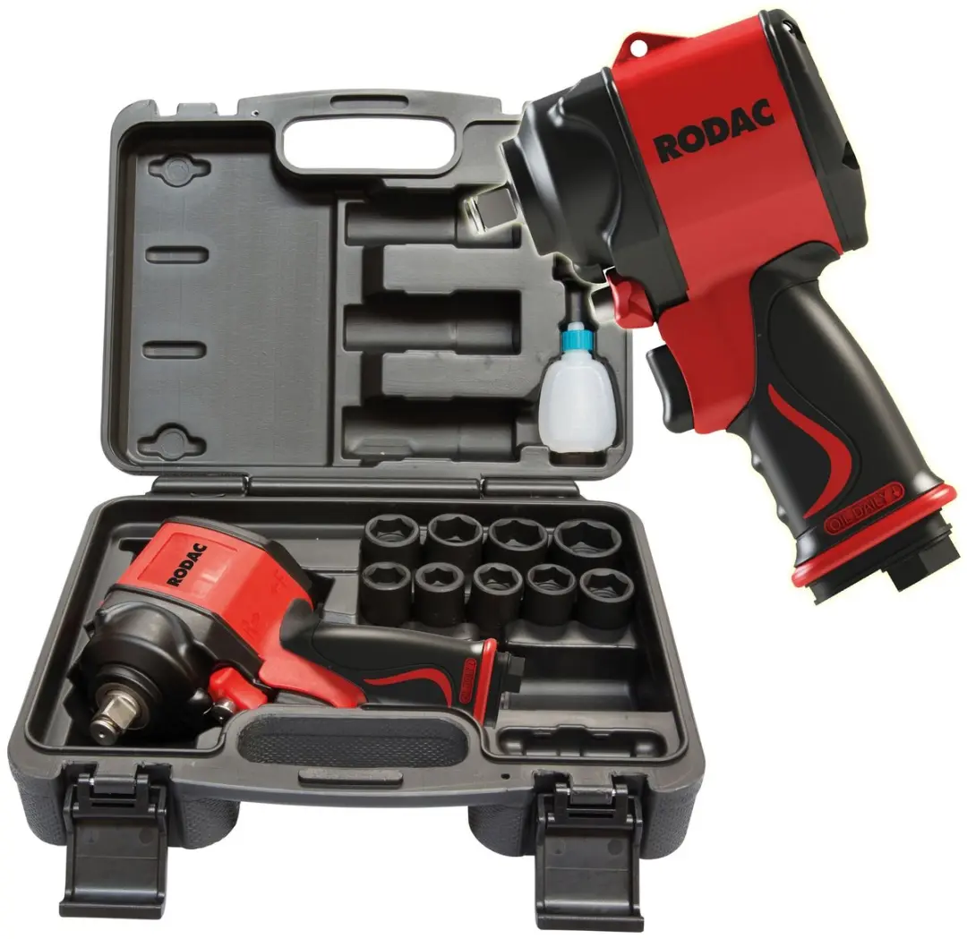 RODAC RC2751BC Slagmoersleutel 1/2" Stubby Twin Hammer