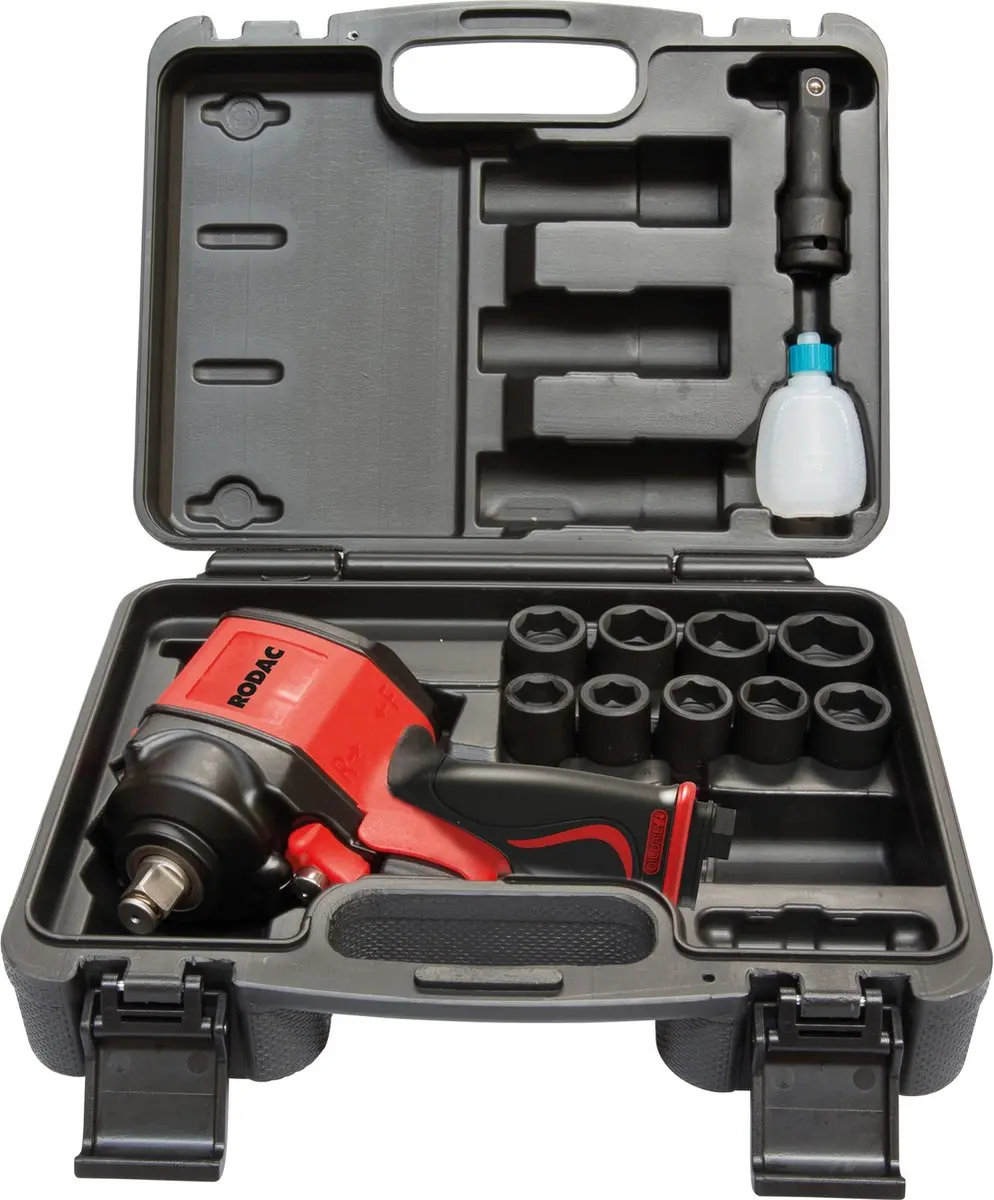 RODAC RC2751BC Slagmoersleutel 1/2" Stubby Twin Hammer