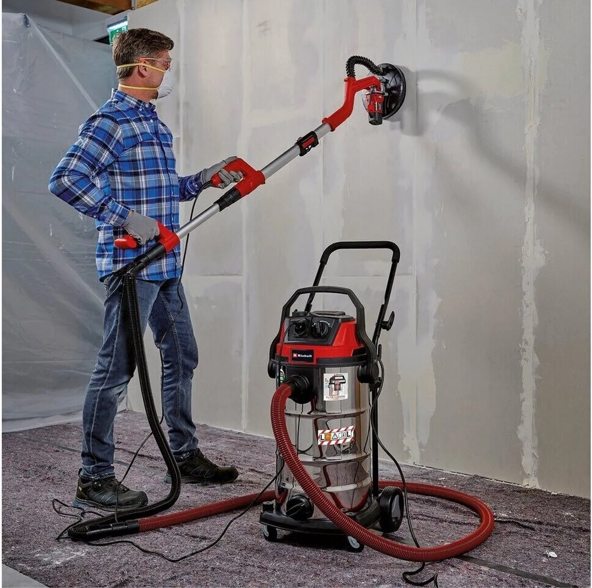 Einhell TE-VC 2340 SACL Cilinderstofzuiger 1900W - Droog & Nat - 40L