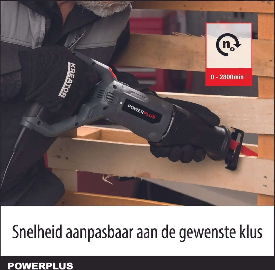 Powerplus POWE30030 Elektrische Reciprozaag 710W - afbeelding 6 van 6