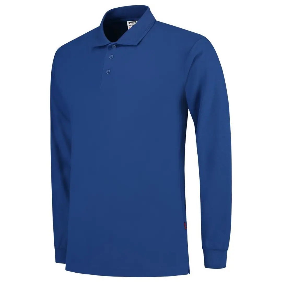 Tricorp Poloshirt Lange Mouw Royalblauw - XL