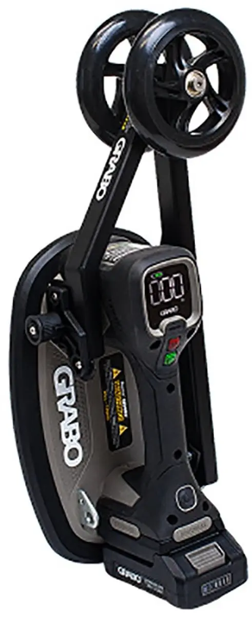 Grabo Roller Transportwielen - 2 Zuignappen - Zwart