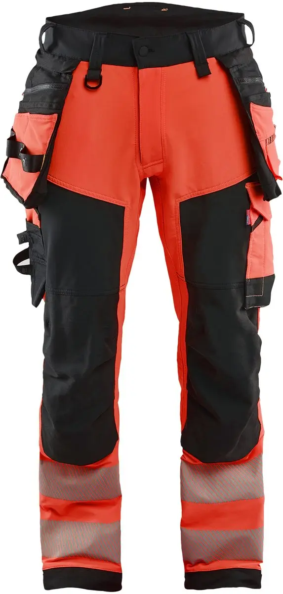 Blåkläder Hi Vis 11221648 Werkbroek - 4-Weg Stretch - Rood/Zwart - afbeelding 6 van 6