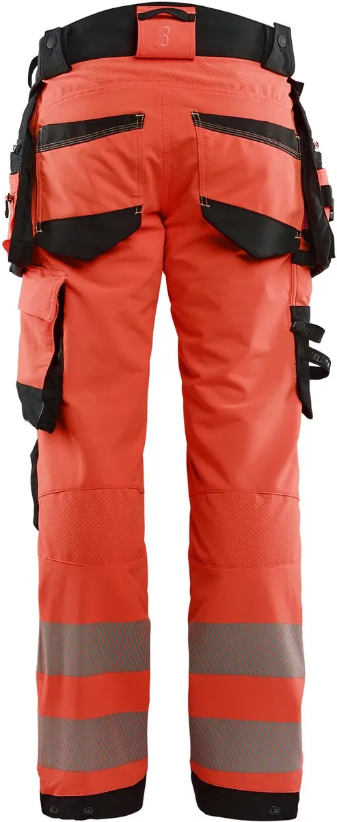 Blåkläder Hi Vis 11221648 Werkbroek - 4-Weg Stretch - Rood/Zwart - afbeelding 5 van 6