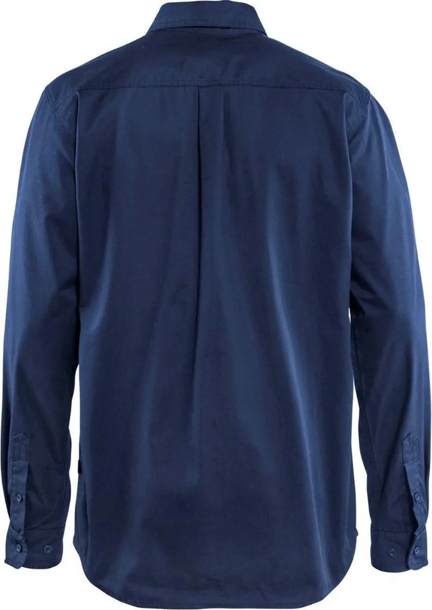 Blåkläder 3298 Werkoverhemd - XL - Marineblauw