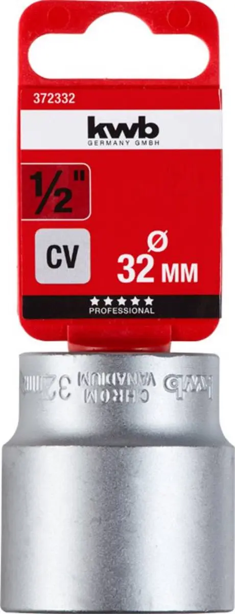 KWB Dopsleutel 1/2" - 32 mm