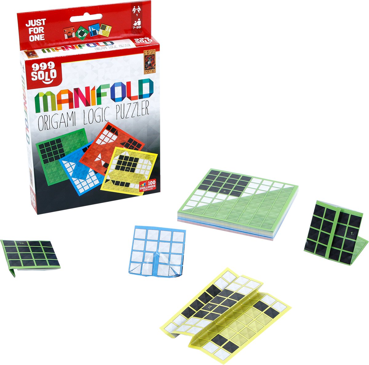 999 Games - Manifold - Solo spel - Breinbreker - Stimuleert het ruimtelijk inzicht - Educatief spel - Puzzel