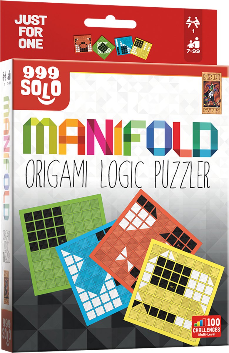 999 Games - Manifold - Solo spel - Breinbreker - Stimuleert het ruimtelijk inzicht - Educatief spel - Puzzel