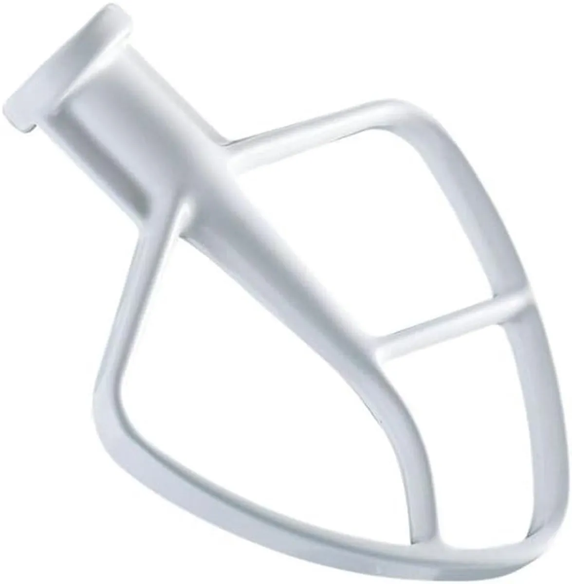 KitchenAid K45B Gecoate Platte Klopper - 4,5 qt - Wit