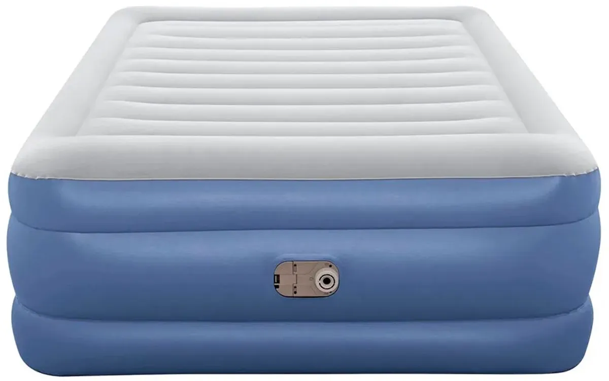 Bestway Tritech Premium Luchtbed Queensize 152cm - Grijs/blauw