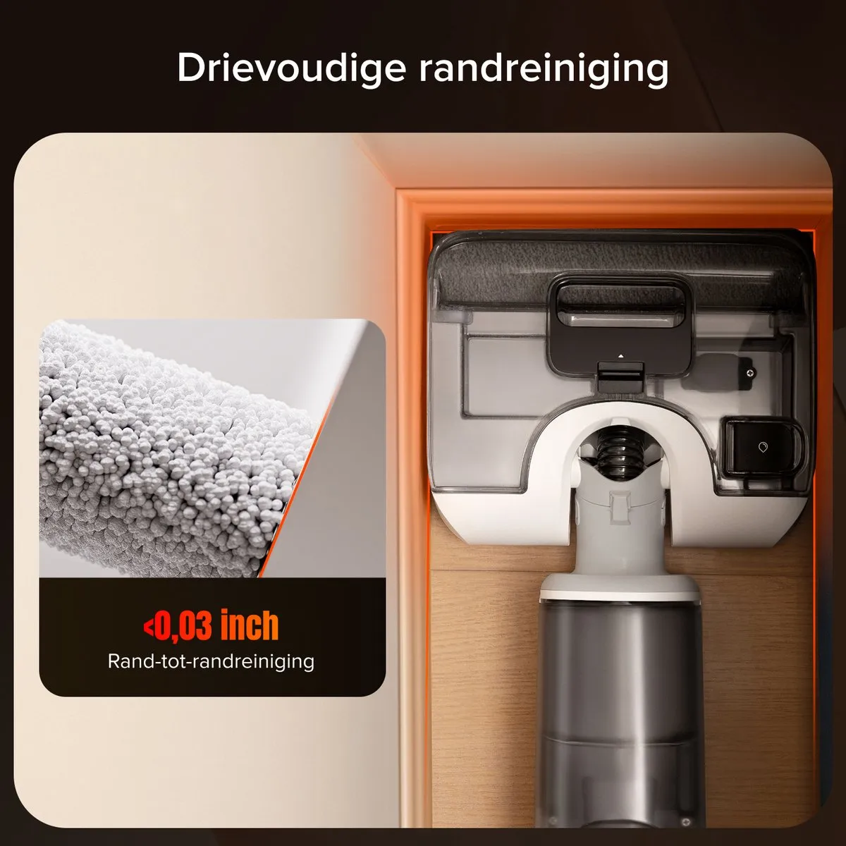 Roborock F25 GT Stofzuiger - Droog/Nat 20.000 Pa - Zelfreinigend Wit