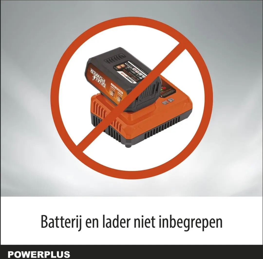 Powerplus POWDP20400 Slagmoersleutel 40V - 3300 Slagen/min
